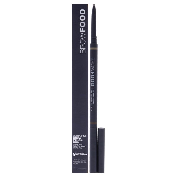 BrowFood Eco Precision 2-Tone Brow Pencil with Refill, Blonde, 0.4g