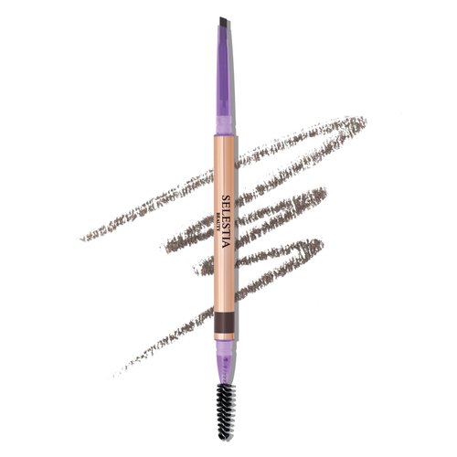 SELESTIA BEAUTY Eyebrow Pencil Brow Goddess - Long-Lasting Brow Pencil - Eyebrow Makeup Definer - Two-Sided Wax Eyebrow Liner Pencil, 0.1g (Billkis)