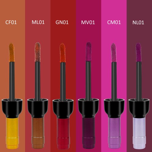 ALIVER Wine Lip Tint 6 Colors/Set, Waterproof Long Lasting Lip Stain, Non stick Cup Lip Gloss, Light