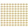 3D Nail Art Accessories, 100pcs Metal Bees Nail Charms 3D Nail Art Decoration Gold Alloy Nail Charming Stickers Gold Nail Decals Manicure DIY Nail Art Supplies(Gold (100 pieces))