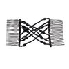 FXQHAN 3 Pieces Magic Hair Comb Elastic Beaded Hair Clips Women Bride Double Slides Stretching Hairpins Combs for Popular Hairstyles