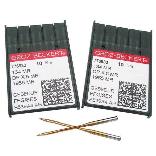 GROZ-BECKERT Needle in CKPSMS Clear Plastic Box-20 Groz Beckert 134MR 1955MR DPX5MR Long-Arm Quilting Machine Needles (20PCS Groz-Beckert-134MR 16/100)