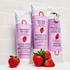 First Aid Beauty - KP Bump Eraser Body Scrub with 10% AHA, Keratosis Pilaris Exfoliating Skin Cleanser with 10% Lactic Acids Glycolic, Pumice & Bisabolol, Reduces Bumps, Strawberry Scent, 8 oz