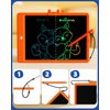 Bravokids LCD Writing Tablet for 3-8 Year Olds - 10 Inch Doodle Board Electronic Drawing Pad, Educational Gift for Kids (Orange)