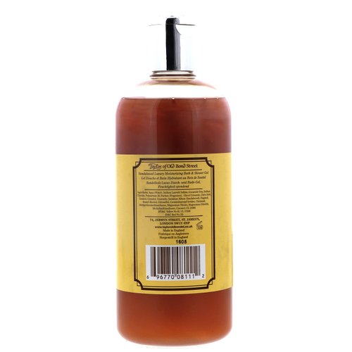 Taylor of Old Bond Street Sandalwood Moisturizing Bath and Shower Gel, 500 ml