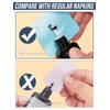 400PCS Lint Free Nail Wipes Glue Wipes Lash Extensions EBANKU Soft Blue Lash Glue Nail Polish Remover Cotton Pads Eyelash Extension Supplies