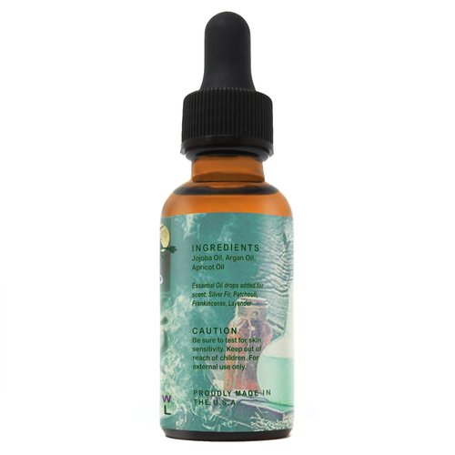 Witch's Brew Beard Oil Scented with Silver Fir, Patchouli, Frankincense and Lavender (1 oz.)