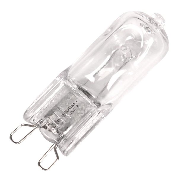 OSRAM SYLVANIA Capsulate Halogen lamp, T12, 40 Watt, 120 Volts, G9 Bivin, Clear, Tungsten, Single End-Sx-0718618