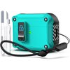R-fun for AirPods Pro 2nd Generation 2024/2023(USB-C),2022(Lightning Cable),1st Gen 2019 Charging Case, [Auto Pop-Up Lid Design] Heavy Duty Protection Case with Cleaner Kit and Lanyard,Black/Teal