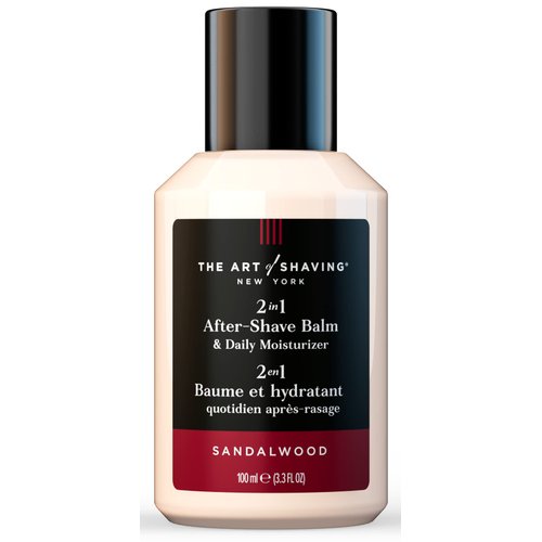 The Art of Shaving After-Shave Balm for Men - Face Moisturizer, Clinically Tested for Sensitive Skin, Sandalwood, 3.3 Fl Oz (Pack of 1)