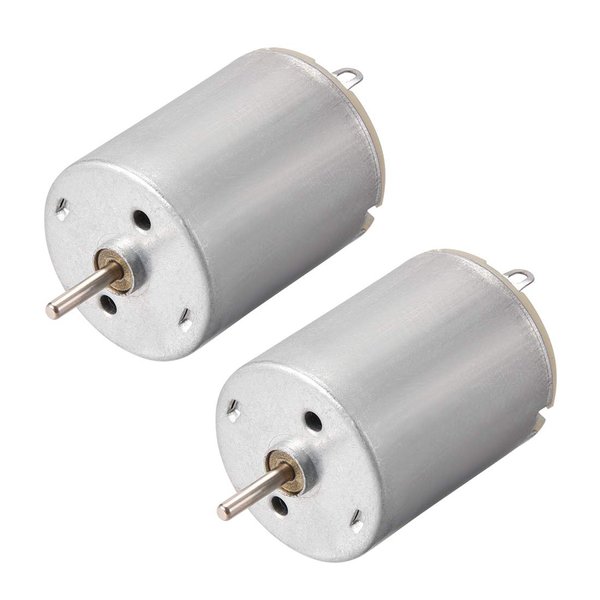 uxcell DC Motor 3V 19000RPM 0.7A Electric Motor Round Shaft for RC Boat Model DIY Hobby 2Pcs