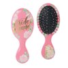 Wet Brush Hair Brush Bridal Mini Detangler, Bride Squad Print, Mini Detangler Brush for Women, Smaller, Cuter and Perfect for Life on the Go, Protects Against Split Ends and Breakage- Bride Squad