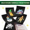 Creative Foil Art Kit for Kids - Christmas Themed Craft Set with 90 Foil Sheets & 32 Pages - Fun DIY Activity for Kids Ages 3-9 - Perfect Holiday Gift, Mess-Free Crafting & Creative Play
