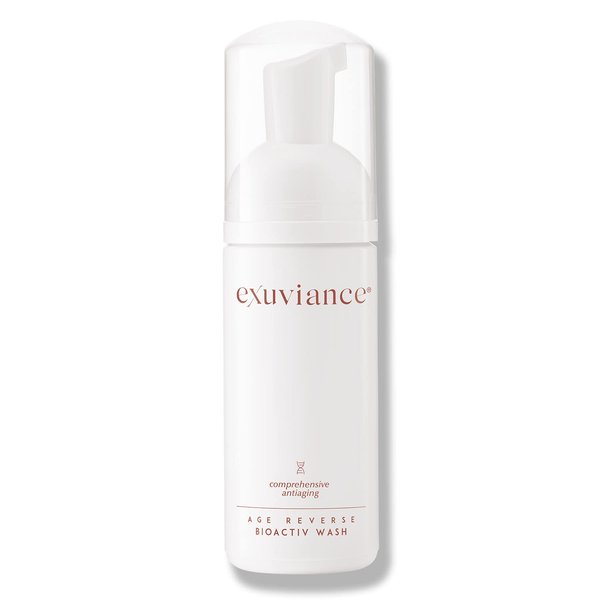 EXUVIANCE AGE REVERSE BioActiv Foaming PHA Face Wash and Makeup Remover with Botanical Extracts, Soap-Free 4.4 fl. oz.