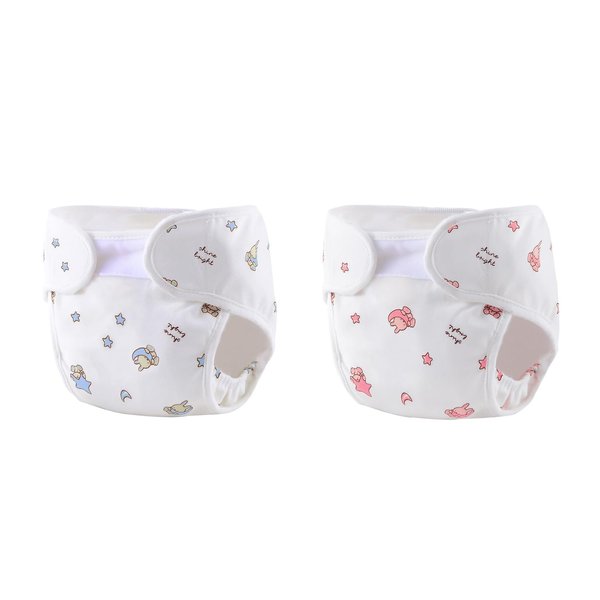 Reborn Baby Dolls Cloth Diapers Pack of 2 Pieces Fit for 17-22 inch Reborn Newborn Dolls