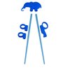 Plum Garden 4 pcs kid chopsticks, learning chopsticks helper for kids, training chopsticks with animals for beginners