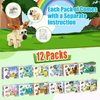 MXTOY Party Favors for Kids 12 Pack Animals Building Block Toy Building Set for Birthday, Goodie Bag Stuffers, Classroom Prizes, Valentine’s Day, Easter Gift for Boys Girls Ages 6-12+