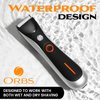 Orbs™ V2 Electric Groin Hair Trimmer for Men w/Two Speeds, Premium Ball & Body Groomer Shaver for Men, Fully Waterproof Mens Trimmer w/Replaceable Ceramic Blade Heads, 90 Min Battery Life