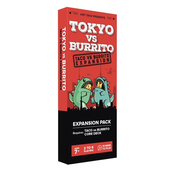Taco vs Burrito Tokyo Expansion Pack - Fun Family Game for Kids & Adults, Ideal for Family Game Nights, Board & Card Game, Perfect Idea, Requires Core Game