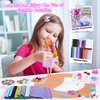 Fashion Designer Kit for Girls, Sewing Kit with 3 Dolls 3 Mannequins, Doll Clothes and Accessories Making Kit, DIY Arts and Crafts Kit for Kids, Toy Gift for 6 7 8 9 10 11 12 Year Old Girls Kids