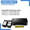 Jonity Remanufactured High-Yield Ink Cartridge for Canon 260 and 261 Compatible PG 260 XL PG-260 CL-261 XL PIXMA TS5320 TS6420 TR7020 All in One Wireless Printer (1 Black, 1 Tri-Color Combo Pack)