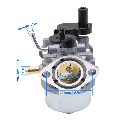 SecosAutoparts Carburetor Carb Snow Blower Compatible with Toro 141cc Power Clear 221QR 210R 221QE 221R Model# 38584 38581 38587-SD Compatible with Briggs & Stratton 801396 801233