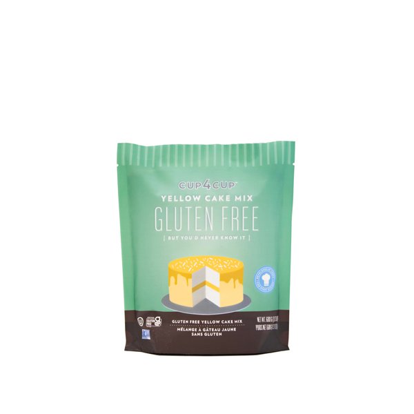 Cup4Cup Yellow Cake Mix, 1.3 Pounds, Certified Gluten Free, Non-GMO, Kosher, Made in the USA