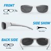DEAFRAIN Polarized Sports Sunglasses for Men Women Sun Glasses Shades for Fishing Driving Cycling Running