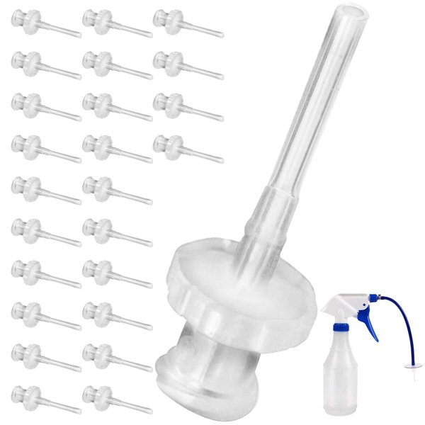 IMPRESA 25-Pack of Ear Washer Disposable Tips/Replacement Ear Wash Tubes - FSA/HSA Eligible - Compatible with Doctor Easy (TM) Elephant and Rhino Ear Washers/Ear Wash/Wax-Rx „¢Systems