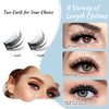 Lash Clusters 84 Pcs Cluster Lashes Eyelash Clusters DIY Cluster Eyelash Extensions Individual Lashes Soft and Comfortable (Snowflakes,C-8-16mix)