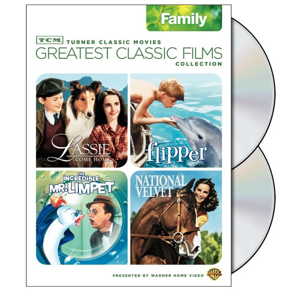 TCM Greatest Classic Films Collection: Family (Lassie Come Home / Flipper 1963 / The Incredible Mr. Limpet / National Velvet)