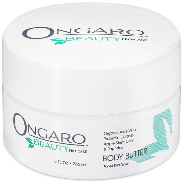 Ongaro Beauty Whipped Body Butter - Organic Shea Butter Whipped Body Butter for Women -8 fl. Oz Shea Body Butter Whipped for Women with Aloe Vera, Hyaluronic Acid, Vitamin C & E, Body Care for Women
