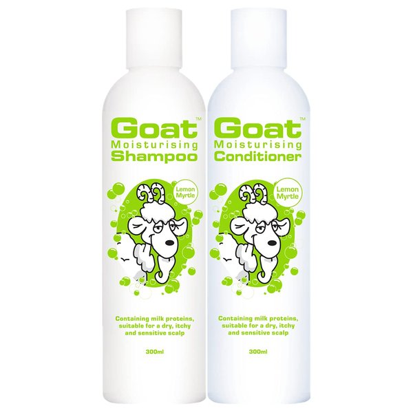 Goat Soap Moisturizing Shampoo & Conditioner Value Pack - Sulfate, Paraben, and Petrochemical Free - Shampoo and Conditioner Set - Original