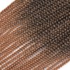 Hand Made Box Braids Crochet Braids Ombre Brown Braiding Hair 22roots/pack Synthetic Kanekalon Medium Box Braids Brading Hair Extensions 7Packs (14inch, T1B/27)