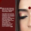 Generic Velvet Dot Bindi Tattoo Stickers Adhesive Body Bindi Forehead Stickers Adhesive Body Jewelry Indian Daily Use Forehead Bindi Round Dot for Women Multisize bindi for Women (Maroon)