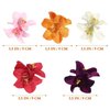 5Pcs Colorful Artificial Flower Hair Clip, Bohemian Flower Hairpin Hawaiian Hibiscus Plumeria Hairpin for Seaside Holiday,Clips and Barrettes,Hair Accessories,Bridal Hair Accessories Headwear