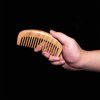 Moreinday Wooden Comb Wood Hair Comb Green Sandalwood Comb for Women Men - 2 Pack