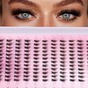 Winifred Bottom Lash Clusters Thick Volume Lower Lash Extension DIY Individual Lashes Bottom Clusters Lashes for Cluster Eyelash Extensions (168pcs)
