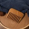 Moreinday Wooden Comb Wide Tooth Comb Hair Comb Detangling Comb Wig Comb Green Sandalwood Wood Comb for Hair for Men Women