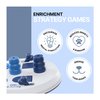 TRIXIE Flip Board Strategy Game, Intermediate Dog Puzzle Toy, Level 2 Activity, Treat Puzzle, Interactive Play for All Dogs