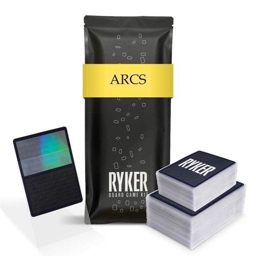 Ryker | Compatible with Arcs Card Sleeve Kit | Board Game Card Sleeves (Clear)