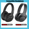 WH-H900N Ear Pads Replacement WHH900N Earpads WH H900N Ear Cushion Muffs Covers Cups Parts Compatible with WH-H900N Headphones. (Black)