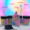 ByRawand Handmade Emulsified Whipped Body butter with Shea & Cocoa butter based with natural oils - non greasy, moisturizing (Blend of colors (Candy))