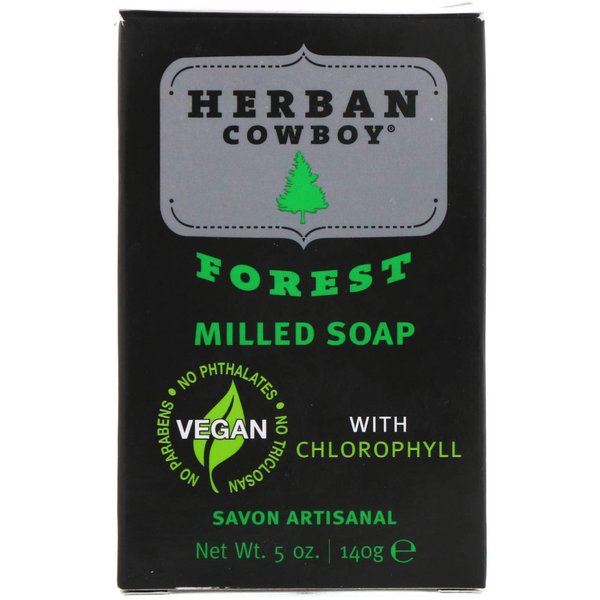 Herban Cowboy Bar Soap, Forest, 5 Ounce