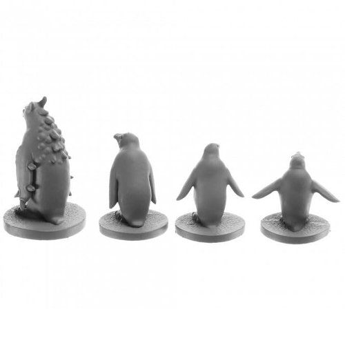 Reaper Penguin Attack Pack Miniature Figure 25mm Heroic Scale Bones USA Miniatures