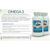 Omega 3 Capsulas de Alta Potencia. Set de 2 frascos con 100 capsulas c/u. Para las arterias, coyunturas, bajar el colestereol malo. Tratamiento para 6 meses.
