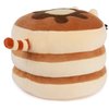 GUND Pusheen The Cat Pancake Squisheen Plush, Squishy Toy Stuffed Animal for Ages 8 and Up, Brown, 6”