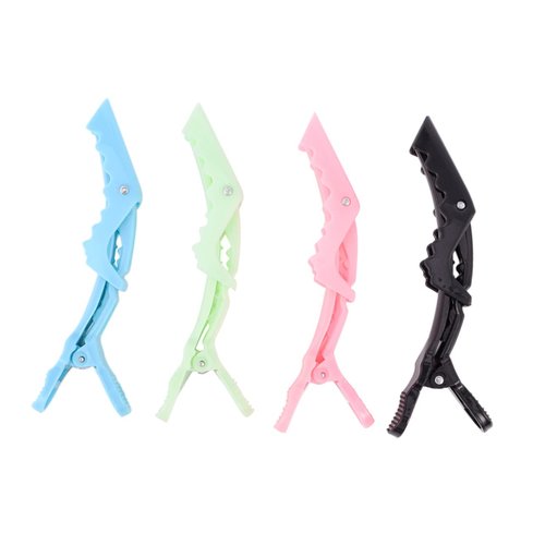 FOMIYES 12Pcs Hair Extensions Clips Hair Styling Clips Hair Coloring Clips Partition Hair Clip Single Prong Curl Clips Section Clips korean hair clips Alligator Clamp South Korea modeling