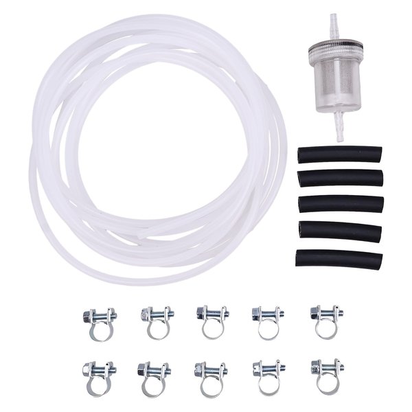 ZTUOAUMA 5M Long Fuel Tank Hose Clips Inline Filter Kit 1320399A 35320A Compatible with Eberspacher Webasto Diesel Heaters