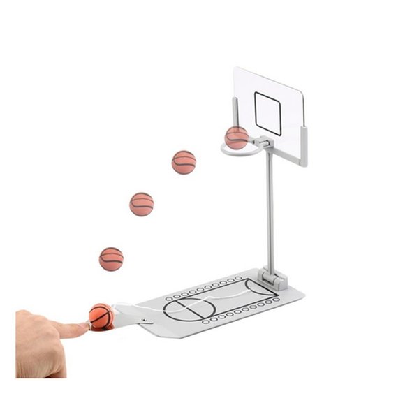 YukaBa Basketball Game, Mini Desktop Tabletop Portable Travel or Office Game Set for Indoor/Outdoor, Fun Sports Novelty Toy or Gag Gift Idea (1PCS)